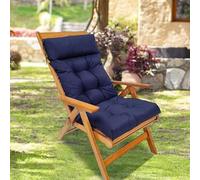 FloAPa Coussin Exterieur Jardin Coussin Chaise À Bascule Coussin À Dossier avec Attaches pour Chaise Fauteuil ou transat de Jardin terrasse ou Balcon,002,125 * 55