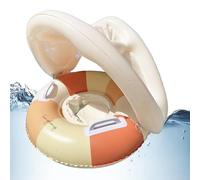 Float De La Piscine pour Bébé avec Canopée | Siège De Sécurité De La Bague De Natation Et Protection Solaire | Entraîneur De Natation Pendant 6-24 Mois, Filles Garçons
