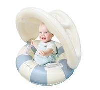 Float De La Piscine pour Bébé avec Canopée | Siège De Sécurité De La Bague De Natation Et Protection Solaire | Entraîneur De Natation Pendant 6-24 Mois, Filles Garçons