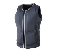 Float Jacket Adult Anti-Collision Neoprene Safety Swimming Buoyancy Float Jacket for Water Sports Surfing Kayaking Rafting Boating Fishing Canoeing Sailing Outdoor Safety Gear(Grey,3XL)