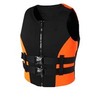 Float Jacket Water Sports Thickened Buoyancy Float Jacket Adult Swim for Swimming Snorkeling Boating Fishing Kayaking Surfing Canoeing Rafting Outdoor Safety Gear(Orange,S)