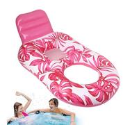Float léger de piscine - radeau de chaise inclinable gonflable, grand lit de relaxation d'eau | Conception de de modèle tropical, thème d'été à bord de piscin
