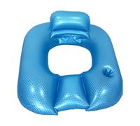 Float Piscine Gonflable - Chariot De Piscine Carré En PVC | Flotteur De Relaxation Pour Natation Gonflable, Relaxation Avec Dossier Matelas D'Été Pour Le Bronzage Publique Gall