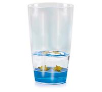Floatarama Tumbler - Tortue de Mer de Deluxebase. Verre pour Enfant en Acrylique avec Figurines d'animaux Flottants. Gobelet Tortue de mer de 250 ML sans BPA, Vaisselle pour Enfants et Adultes
