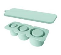 Floatdream Bac à GlaçOns En Silicone Pour For Stanley, Bac à Glaçons en Silicone avec Couvercle, Plateau à Glaçons en Silicone, pour Gobelets de 20 à 40 Oz pour Boisson Glacée au Congélateur (vert)