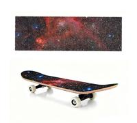 Floatdream Skatboard Griptape, Papier de Verre pour Skatboard, Revêtement Antidérapant Premium, pour Longboards de Skatboard, Accessoires de Skatboard (Galaxie Couleur)