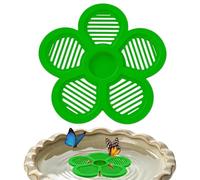 Floating Bee Island Habitat - Water Safe Garden Bee Rest | Eco Friendly Floating Raft for Ponds, Foam Landing Station for Bees, Pollinator Support for Outdoor Water Gardens