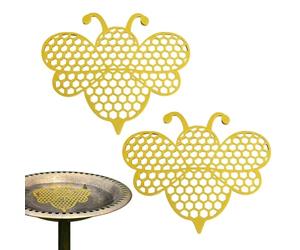 Floating Bee Watering Station, Outdoor Garden Decor Set, Realistic Pollinator Feeder, Creative Yard Ornament Accessory, Nature-Friendly Design, Suitable for Gardeners Homeowners Patio Backyard