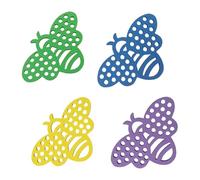 Floating Bee Watering Station - Waterer for Garden | 4 Pieces Foam Bee Feeder | Butterfly Bees Bath | for Outdoor Yard Patio Lawn Courtyard Terrace Porch Grassland