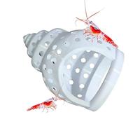 Floating Betta Bed, Fish Tank Decoration, Shrimp Cave Resting Spot, High Grade Polymer with Reinforced Buoyancy, Premium Aquatic Hardware, Versatile Habitat Tool for Home Office Desktop