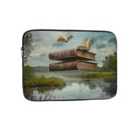 Floating Books on The Lake Étui pour ordinateur portable 17"