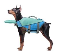 Floating Dog Life Vest, Anti Choking Dog Vest, Puppy Life Jacket Swim with Adjustable Straps, Safety Floatation, Swim Training and Outdoor Safety Harness for Small Large Breed Outdoor Pool Beach