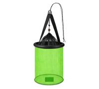 Floating Fish Basket for Live Caught - Foldable Heavy Duty Bait Pen Net | Floating Portable Fish Bucket for Crayfish, Worms, Sea Water, Deep Sea, Trout, Crappie, Pike, Boat, Surf