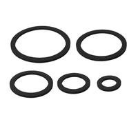 Floating Fish Feeding Ring - 5PCS Aquarium Food Trough | Universal Fish Food Container for Freshwater Saltwater Fishes Lovers Hobbyists, Clear Acrylic, Compatible with Most Aquariums