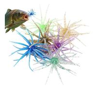 Floating Flexible Artificial Urchin Baits, 6 Pieces Fishing Lure Kit, Shall | Camping and Outdoor Casting Equipment, Versatile Accessory with Realistic Movement, River Item for Lake Shallow