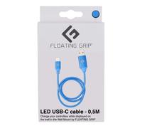 USB-C LED light Cable in Blue by FLOATING GRIP (0,5M) (Electronic Games)