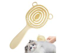 Floating Hair Remover, Ergonomic Pet Brush, Pet Grooming Supplies, Soft Bristle Pet Comb, Pet Care Grooming Tool, Easy Clean Pet Brush, Grooming Brush for Long Hair, Pet Hygiene Accessories
