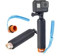 Floating Hand Grip for GoPro Hero12 Hero11 Hero10 Max/DJI Osmo Action 3/Insta360 One/Hero 11 Mini 10 9 8 Akaso Campark Float, Internal Storage Waterproof Orange