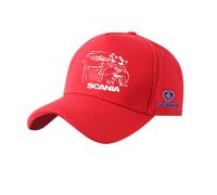 FLOATING Homme Casquette Visiere - SCA.nia Casquette de Baseball Coton Ballcap Casquette Réglable Chapeaux Casquettes-Red||54-60cm
