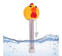 Floating Pool Temperature Gauge - Chick Shape Thermometer, Pond Water Reader for Summer Swimming, Lake Monitor with Accurate Display, Spa Accessory, Aquarium Meter for Hot Spring and Shower Use