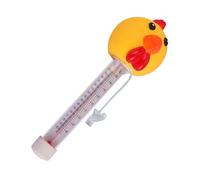 Floating Pool Temperature Gauge, Chick Shape Water Thermometer for Easy Reading, ABS Waterproof Pond Temperature Meter with Clear Scale, Cute Floating Water Monitor for Pools Aquariums Hot Spring