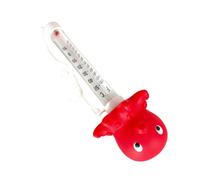 Floating Pool Thermometer - ABS 10 x 22,5 cm Duck Octopus Design Water Temperature Gauge With Floating Rope - Fun Waterproof Pool Spa Hot Tub Bathtub Aquarium Accessory - Kids And Adult Swimming