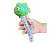 Floating Pool Thermometer, Cute Easy Read Temp Gauge, Indoor Outdoor Water Temperature Meter for Cold Plunge, Hot Tub, Ice Bath, Spa, Pond, 50g, Blue, Green, Yellow