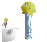 Floating Pool Thermometer, Cute Easy Read Temp Gauge, Indoor Outdoor Water Temperature Meter for Cold Plunge, Hot Tub, Ice Bath, Spa, Pond, 50g, Blue, Green, Yellow