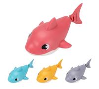 Floating Shark Bath Toy - Water Play, Babys Pool, Wind-Up Animal, Durable Material Feature, Smooth Gliding Motion Function, Interactive Sensory Play Equipment Early Development Toy | Shower Pool Home
