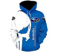 Floating Sweet a Capuche pour Homme, Su.ba.RU Manches Longues Casual Doux Homme Sweatshirt, 3D Impression Hoodie-B||3XL