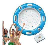 Floating Table Pool, Inflatable Swimming Pools Game Tables, 39.37-Inch Interactive Activity, Waterproof Pool Accessory For Parties, Water Parks, Hotels, Friends, Women, Men