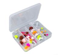 Floating Trout Egg Fly Lures 24pcs Hooks Kit Floating Trout Egg(A) | Razor- points, solid hooksets, 24pcs assorted sizes, floating action, trout salmon carp target