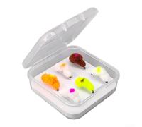 Floating Trout Egg Fly Lures 24pcs Hooks Kit Floating Trout Egg(C) | Razor- points, solid hooksets, 24pcs assorted sizes, floating action, trout salmon carp target