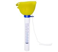 Floating Water Gauge - Cartoon Floating Pool Water Temperature Testeur | Waterproof Bathtub Accessories with String Easy Read Monitor for Kids Boys Girls Baby Swimming