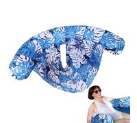 Floats de Piscine Gonflable pour Adultes - Chaise de soufflage et Design de lit Flottant | Hamac Pliable et imprimé | Radeau de Salon Multifonction - Piscine de lac Floatt pour fête d'eau