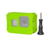 Floaty Case, 1 paquet, boîtier de protection anti-évier pour caméra d'action, matériau EVA léger, empêche de s'enfoncer dans l'eau, idéal pour la plongée avec tuba, le surf, le kayak (vert)