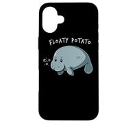 Floaty Potato Manatee Chubby Mermaid Funny Sea Cow Animal Coque pour iPhone 16 Plus