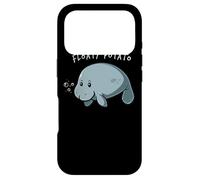 Floaty Potato Manatee Chubby Mermaid Funny Sea Cow Animal Coque pour iPhone 17 Pro