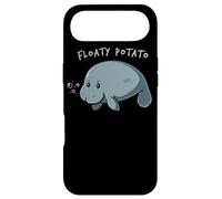 Floaty Potato Manatee Chubby Mermaid Funny Sea Cow Animal Coque pour iPhone Air
