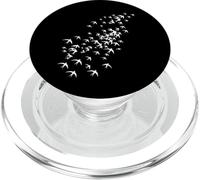 Flocage d'oiseaux Volants - Éclat d'hirondelles pour Les Amoureux de la Nature PopSockets PopGrip pour MagSafe