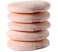 Flocage Maquillage Puff5 Pcs Flocage Rond Maquillage Éponge Coussin D'air Poudre Puff Mélange Éponge pour Liquide Crème et PoudrePratique et ingénieux