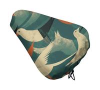Flock of Birds Housse de siège de vélo extra douce et confortable Protection contre la pluie et le soleil Protection de sièges de protection durable anti-poussière pour vélos de ville et VTT