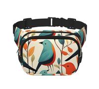 Flock of Birds Sac banane réglable Grand sac banane de voyage Unisexe