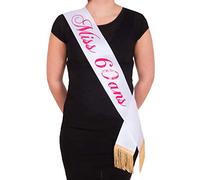 FLOCKAVENUE Écharpe Anniversaire Miss 60 Ans | FABRIQUÉ en France