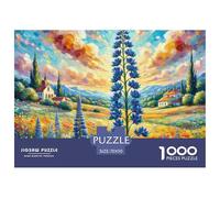 Flocon de Neige Bleu 1000 Piece Jigsaw Puzzle for Adults Educhational Games Stress Relief Puzzle Cultivate The Spirit of Teamwork for Adults Gifts 70x50cm/1000pcs