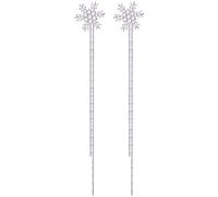 Flocon de Neige Boucles d'oreilles enfile Gland Boucles d'oreilles en Cristal Faux pour Filles Femmes Bijoux Oreille Fête de MariageDurability