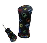 Flocon de neige Broderie Club de Golf Outil de Protection pour les Novices de Golf | Couverture de Club | Protection de Club de Sport | Enthousiastes, Professions | Couvre-tête en fer magnétique