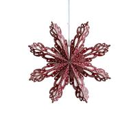 Flocon de neige en papier imperméable et infroissable pour sapin de Noël, plafond, fenêtre, décoration