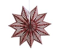 Flocon de neige en papier imperméable et résistant aux plis pour sapin de Noël, plafond, fenêtre, décoration à suspendre