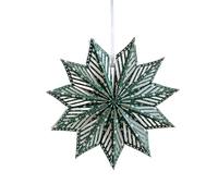 Flocon de neige en papier imperméable et résistant aux plis pour sapin de Noël, plafond, fenêtre, décoration à suspendre